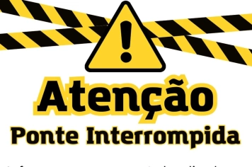 Ponte é Interditada para Manutenção