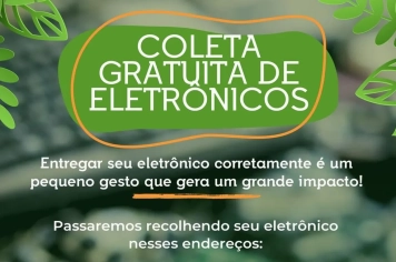 Coleta Gratuita de Eletrônicos em Sertão Santana