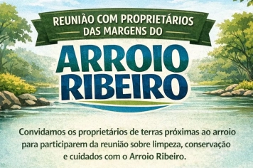 Reunião debate cuidados com o Arroio Ribeiro