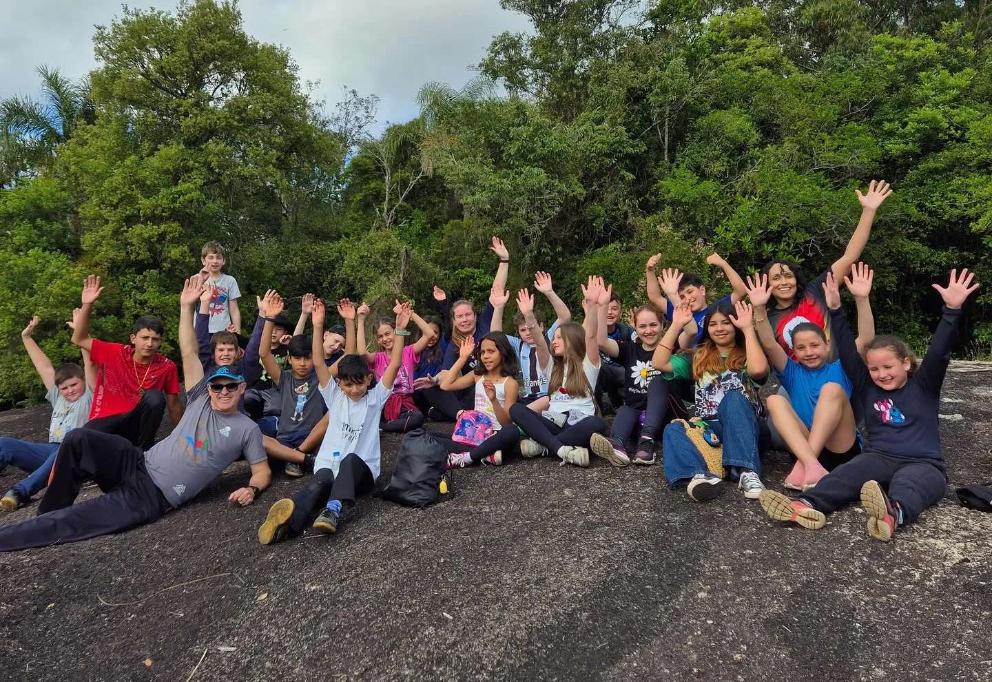 Trilha da Pedra Grande encanta alunos
