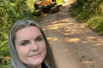 Vice-Prefeita acompanha Trabalhos