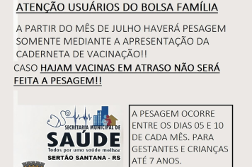 Atenção Usuários do Bolsa Família