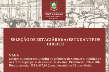 Seleção de Estagiário(a)