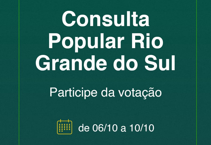 Participe da Consulta Popular RS 2025