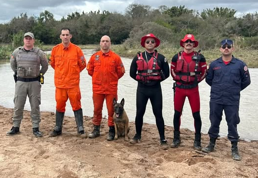 Gratidão às equipes de resgate pela dedicação nas buscas