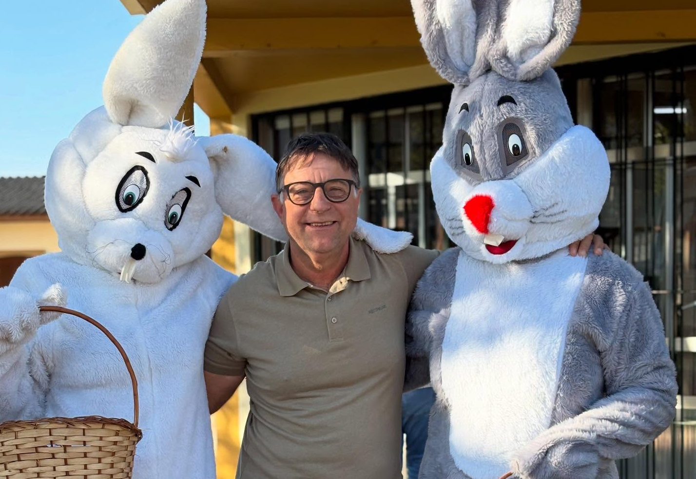 Hoje o coelhinho da Páscoa 